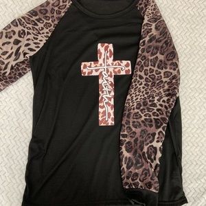 WOMENS CHEETAH PRINT SHIRT